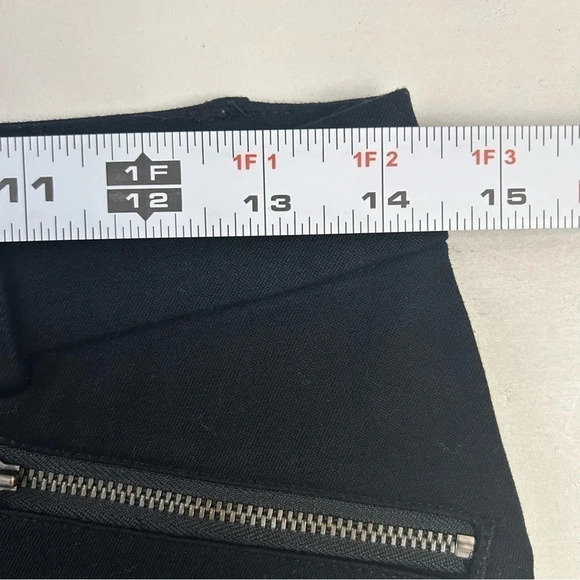 Ricki’s Slim Fit Pants Moto Zip Pocket Stretch  Micro Twill Black Size 2 - Picture 10 of 15